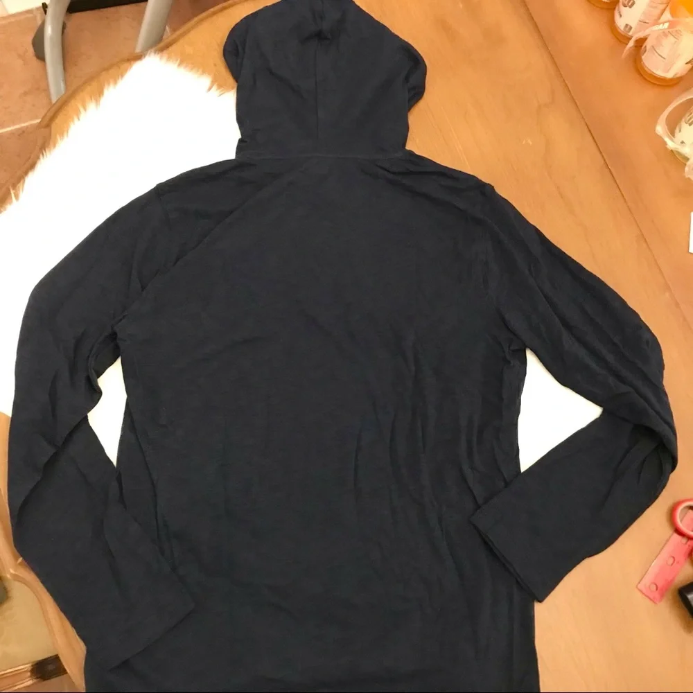 NWT Men’s Gap slub hoodie in navy blue - Picture 6 of 6